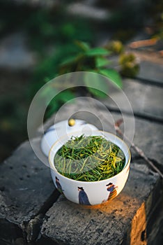 One of the three largest non-alcoholic beverages in the world for Chinese green tea