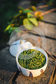 One of the three largest non-alcoholic beverages in the world for Chinese green tea