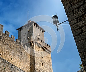 One of the three towers. The Republic of San Marino is a country in the Apennines.