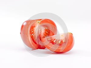 One tomato sliced