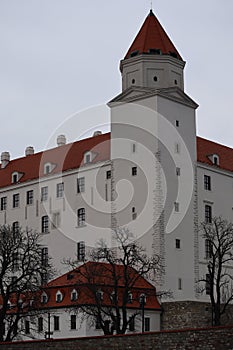 One of the Towers of Bratislava castle