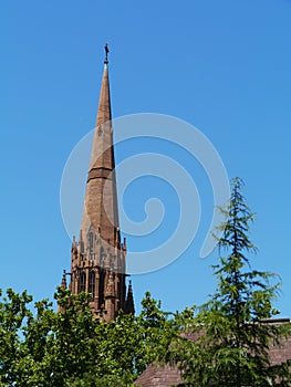 One of the towers of the Saint Patrick