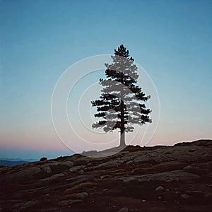 One Tree Standing Strong Against the Sky photo