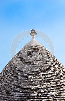 One Trullo typical peasant house of Puglia