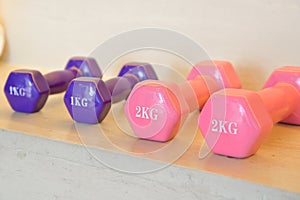 One and two kilogram weight