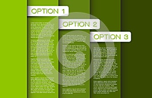 One two three four five - options