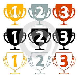 One Two Three - Price Cups - Icons Set