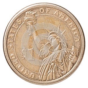 One US dollar coin