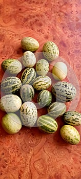 One of various variety of musk melon use for sauces name is kacheri .