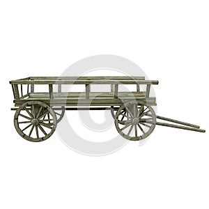 Wooden cart