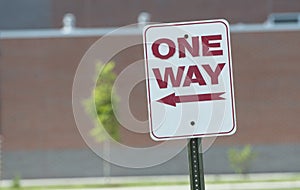 One way