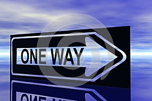 One way