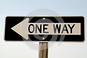 One Way Sign