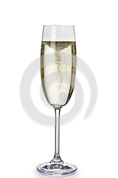 One wineglass of champagne