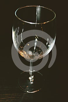 One wineglass - food and drink equipment