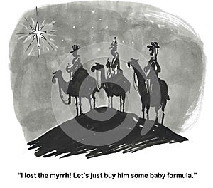 One Wise Man Suggests Baby Formula at Christ\'s Birth