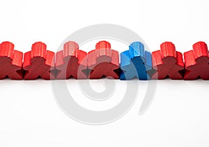 One worker employee is very different deviant from other employees