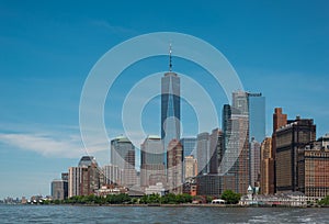 One World Trade Center and Downtown Manhattan Skyline