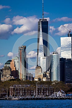 One World Trade Center, 'Freedom Tower', New York New York - waterfront view