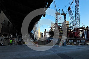 The One World Trade Center site