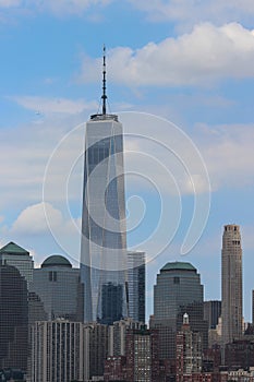 One World Trade Center Tower, New York City Skyline