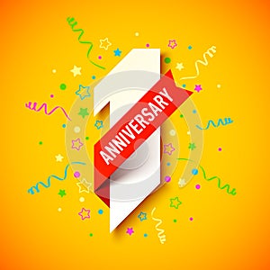 One year anniversary card