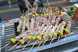 One of a zillion of street food vendors in Bangkok. photo