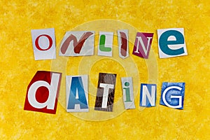 Oneline dating internet website social profile