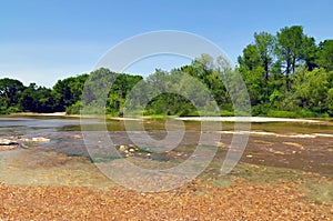 Onion Creek in Mckinney Falls State Park, Austin Texas photo