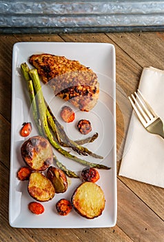 Onion Crusted Baked Chicken