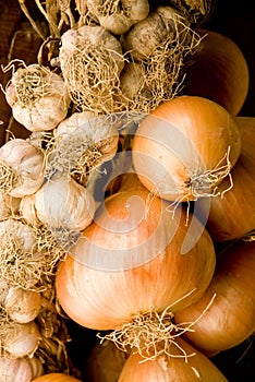 Onion and garlic