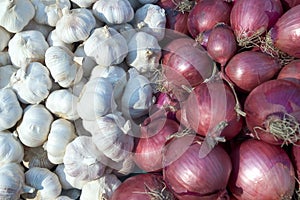 Onion and garlic