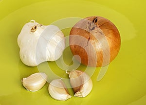 Onion and garlic