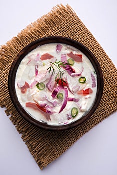 Onion Raita / pyaj or kanda Koshimbir / Indian salad
