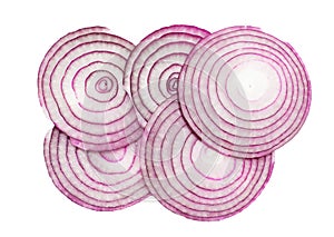 Onion slices