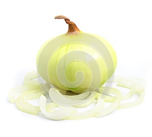 Onion vegetable cleared isolated