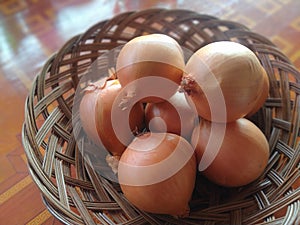 Onions bought in the market