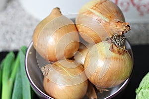 Onions In Bowl