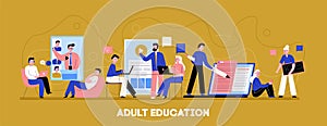 Online Adult Education Banner