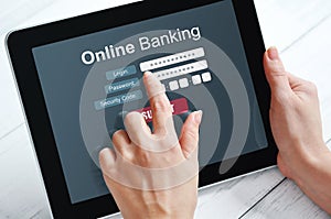 Online banking concept photo