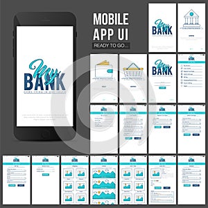 Online Banking Mobile Apps UI design.