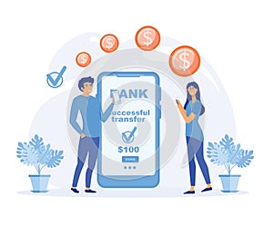 online banking, Banking services on the website.