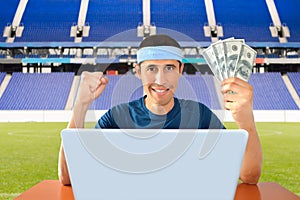 Online betting in dollar