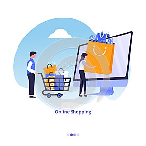 Online big shopping, big sale promotion
