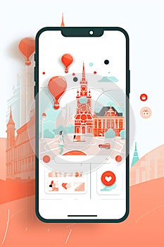 Online booking service, mobile app. Generative AI