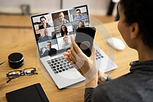 Online Business Video Conference Call