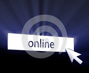 Online button