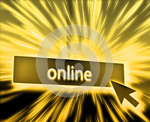 Online button