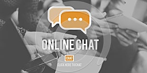 Online Communication Chat Conversation Global Concept