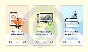 Online Course Vertical Banners